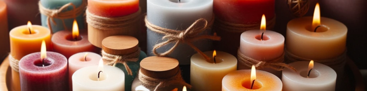 Foto de velas aromáticas hechas a mano